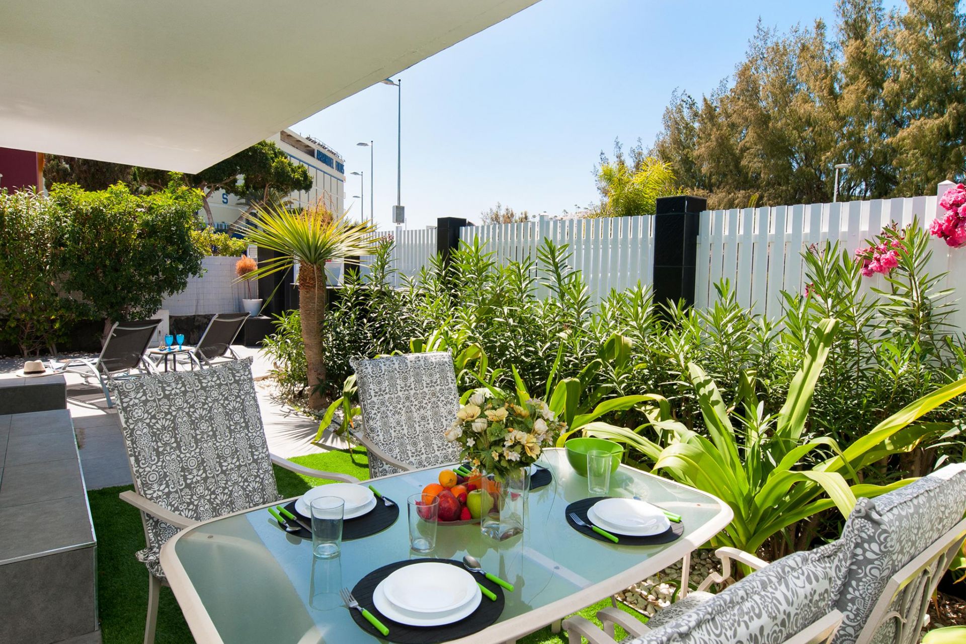 Terrasse du bungalow ET2